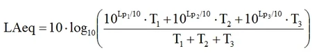 Equivalent level calculation formula